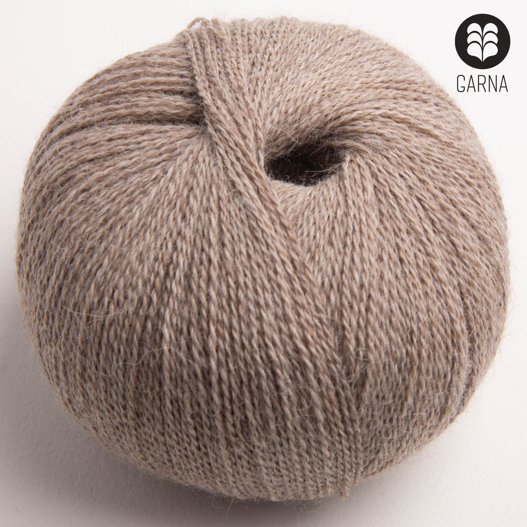 GARNA Alba Baby alpaca garn : 258 Latte