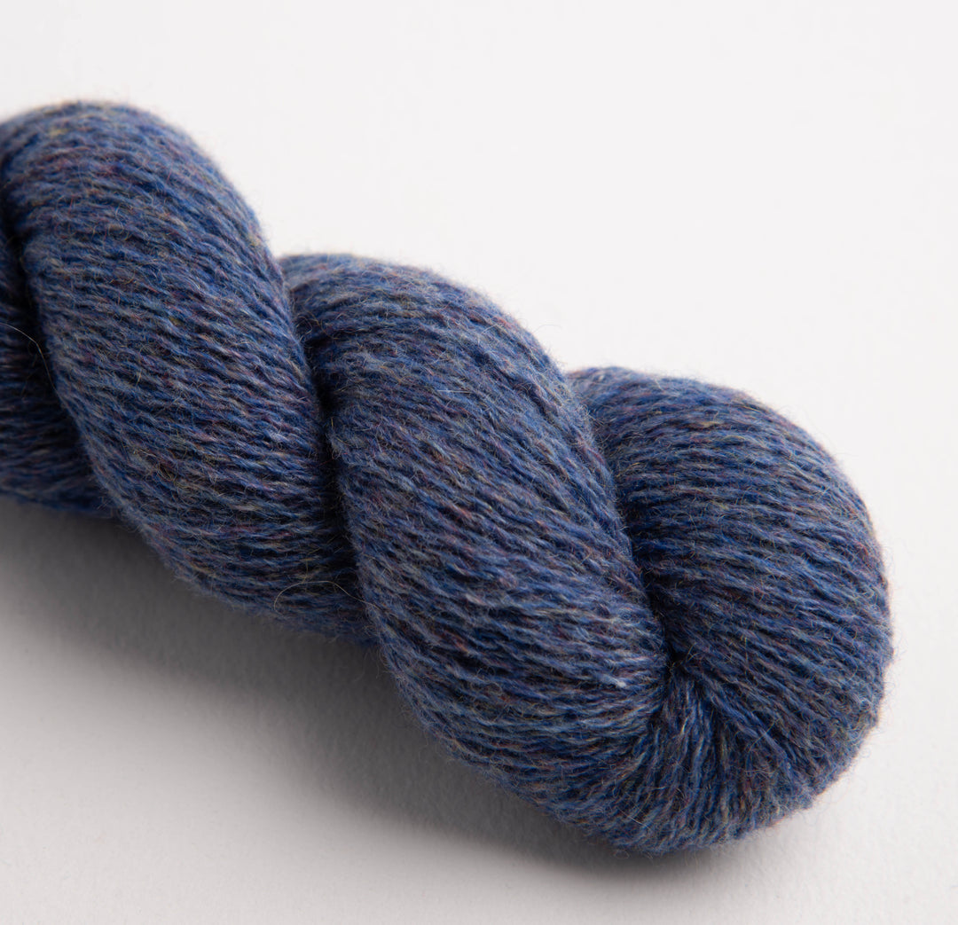 GARNA Edda Cashmere garn : Blå tweed