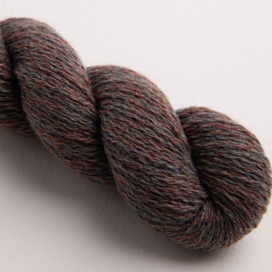 GARNA Edda Cashmere garn : Varmgrå tweed