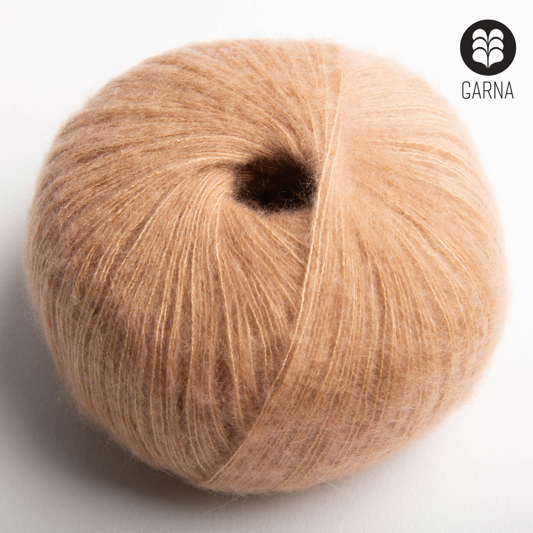 GARNA Cumulus Cashmere / silke garn : 225 Champagne