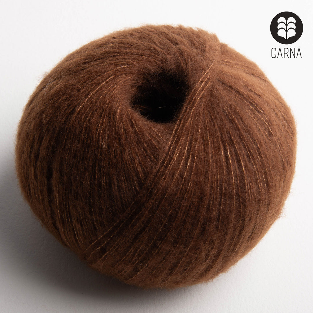 GARNA Cumulus Cashmere / silke garn : 240 Brun