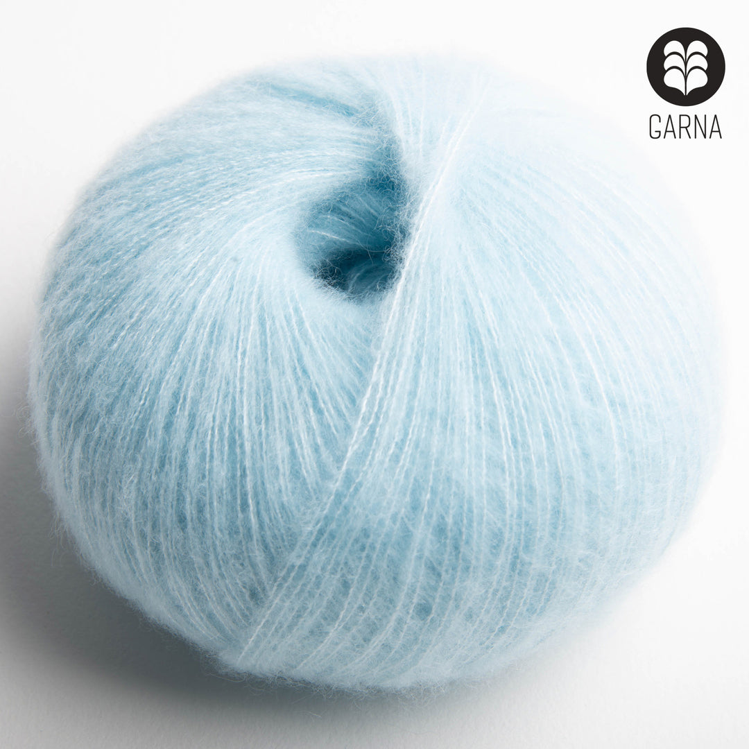 GARNA Cumulus Cashmere / silke garn : 710 Ice Blue