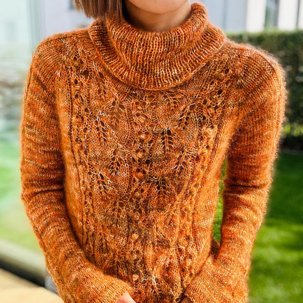 Golden Fall Sweater Atelier Ajour Strikkekit