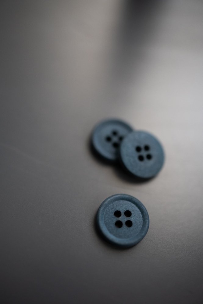 Merchant & Mills - Mid teal Bomuldsknap 15 mm