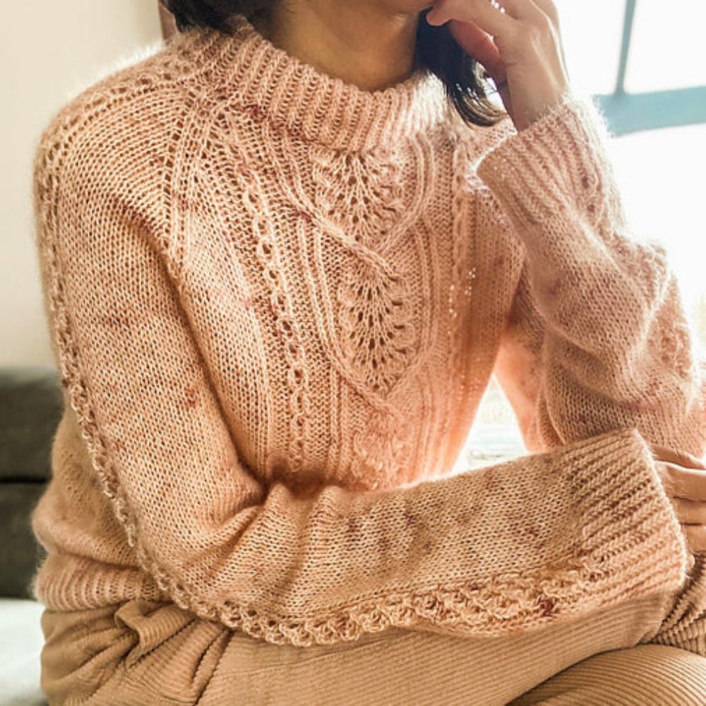 Keep It Warm Sweater Atelier Ajour Strikkekit – GARNA