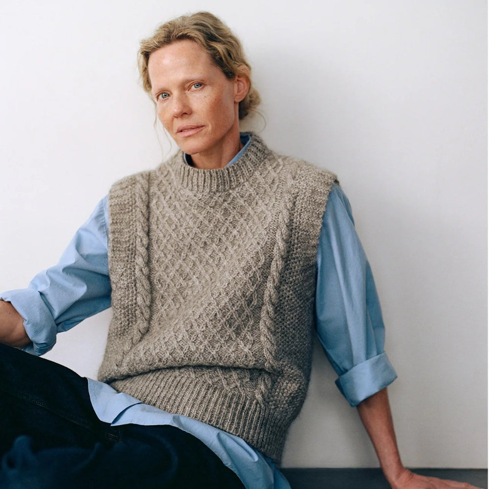 Oda Vest SKALL - Garnkit (uden opskrift) Cashmere