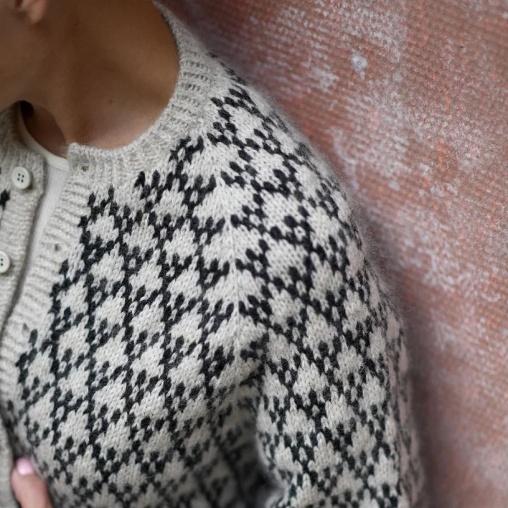 SPOT CARDIGAN Anne Ventzel - Garnkit (uden opskrift) Cashmere