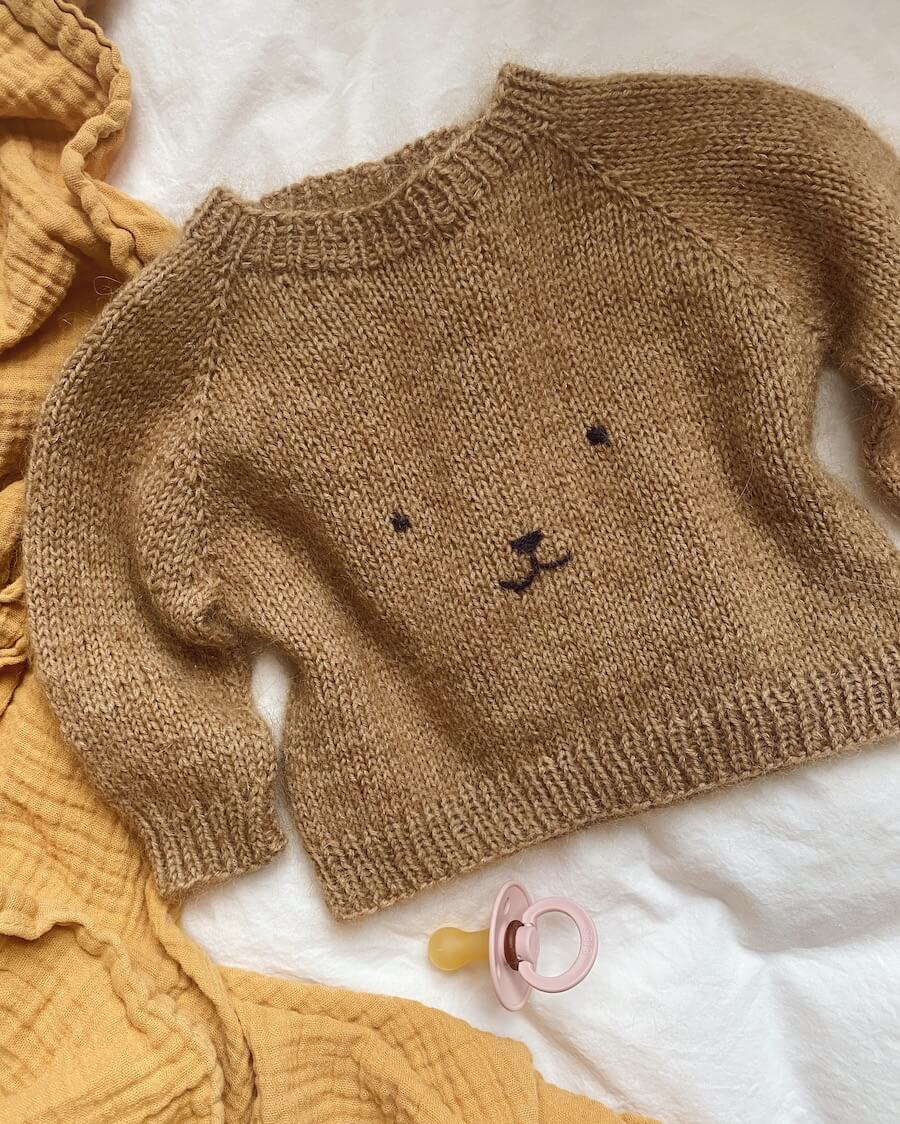 Bamsesweater PetiteKnit - Strikkekit