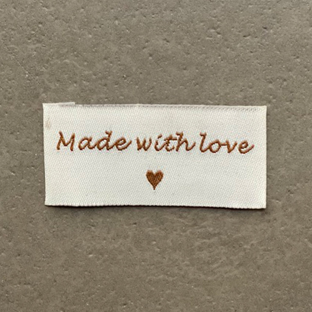 Tekstil mærke - Made with love