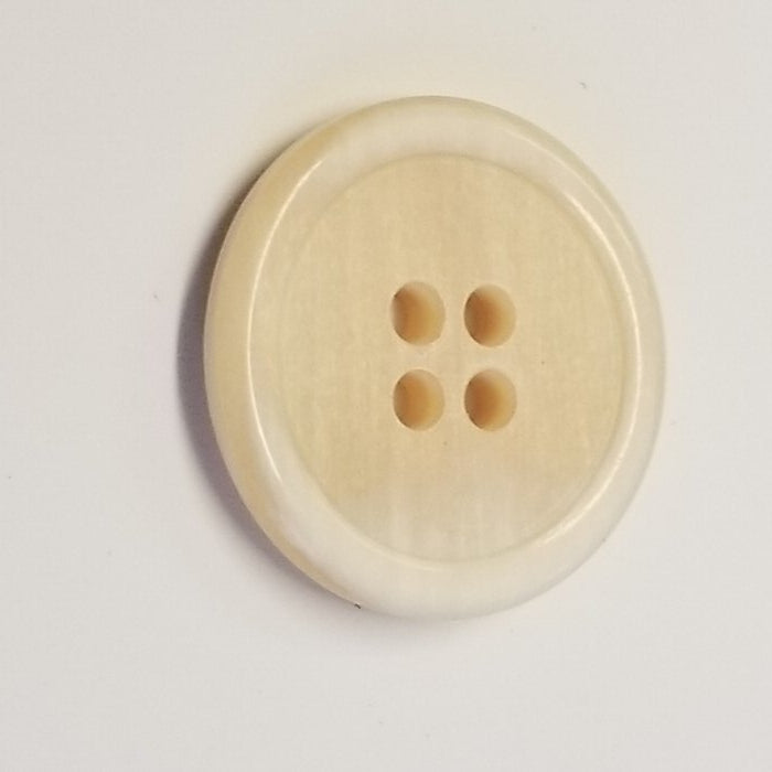 Corozo knap 10 : creamhvid - 20 mm