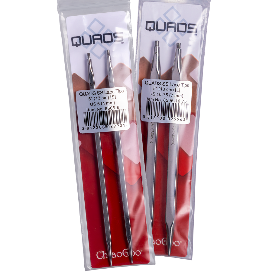 QUADS SS Lace strikkepindespidser