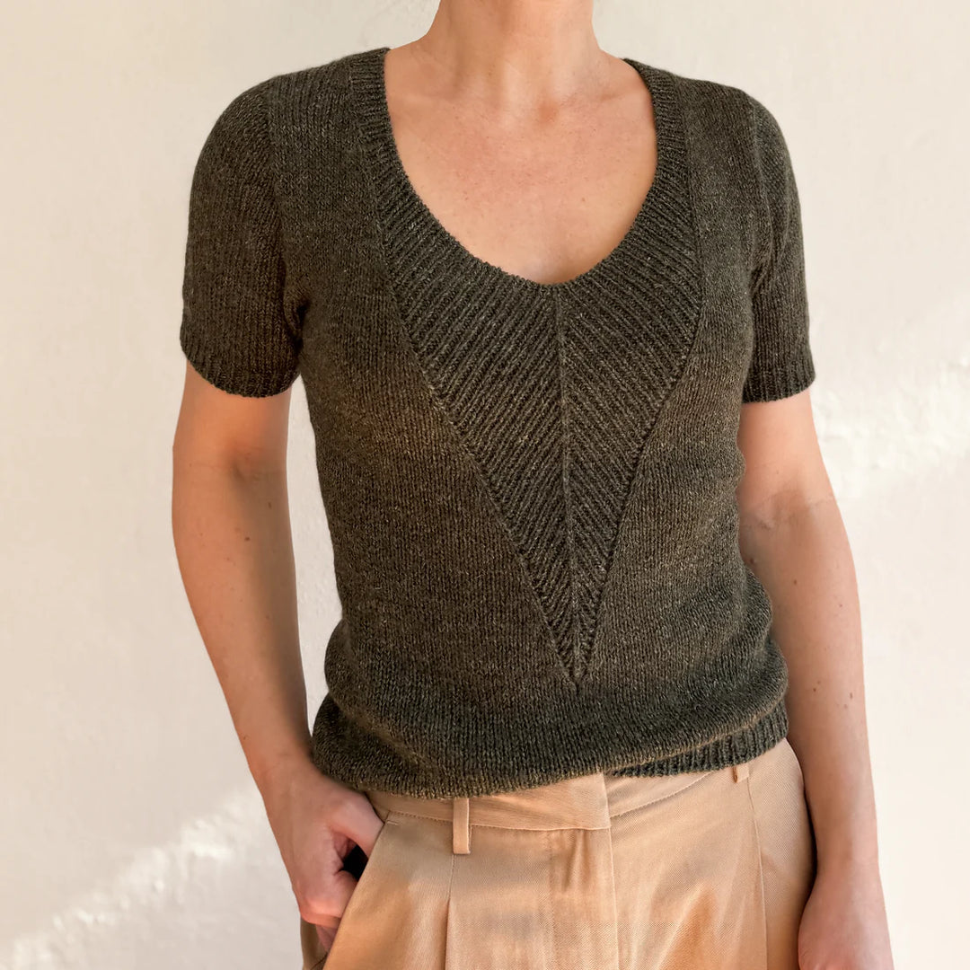 Arrow Tee Odd Row - Garnkit (uden opskrift) Mohair