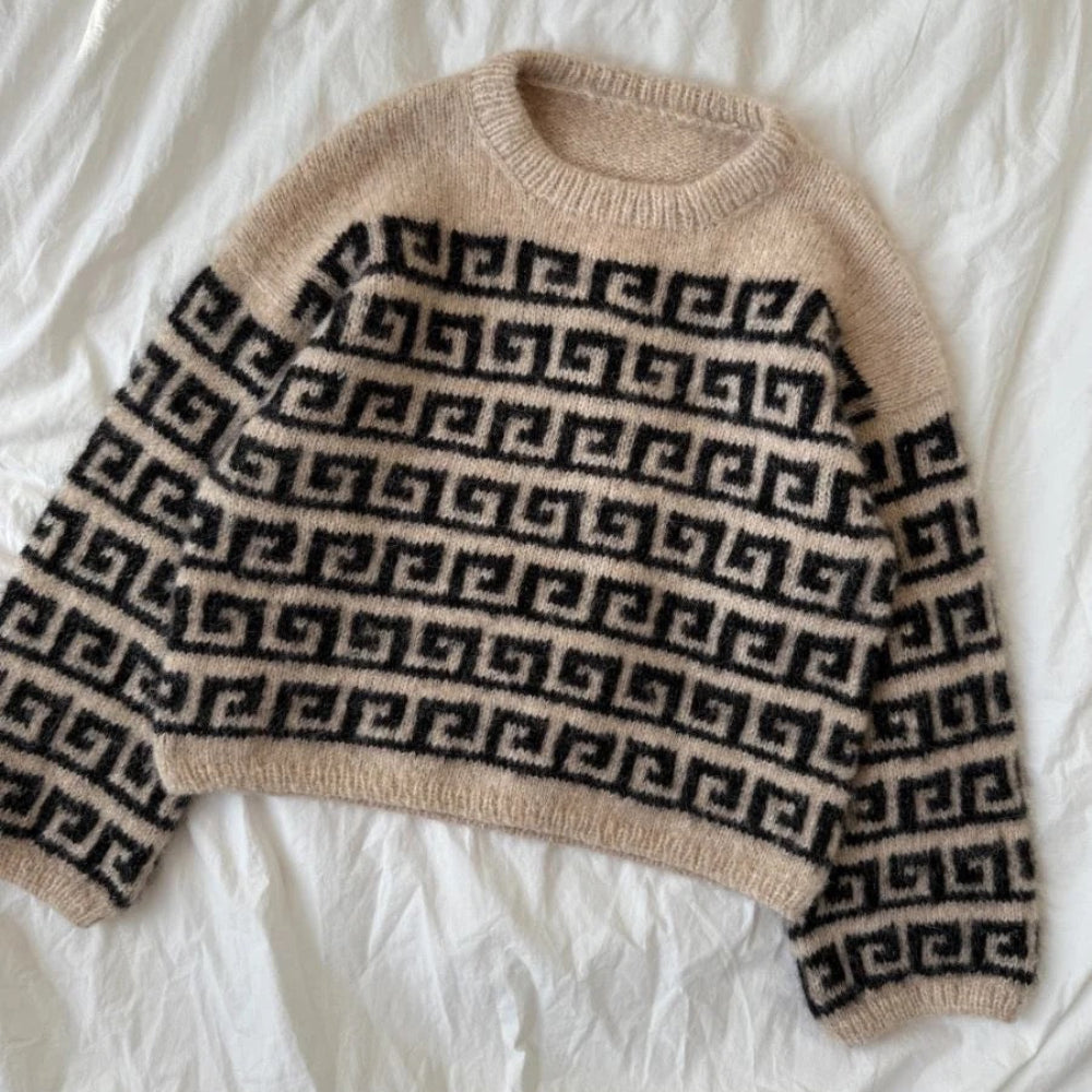 Athene Sweater PetiteKnit - Strikkekit Baby Suri Alpaca