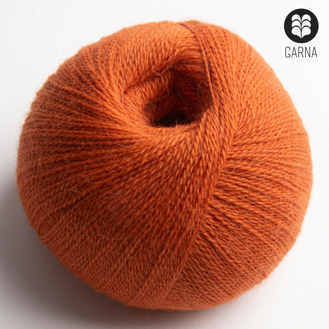 GARNA Alba Baby alpaca garn : 437 Orange