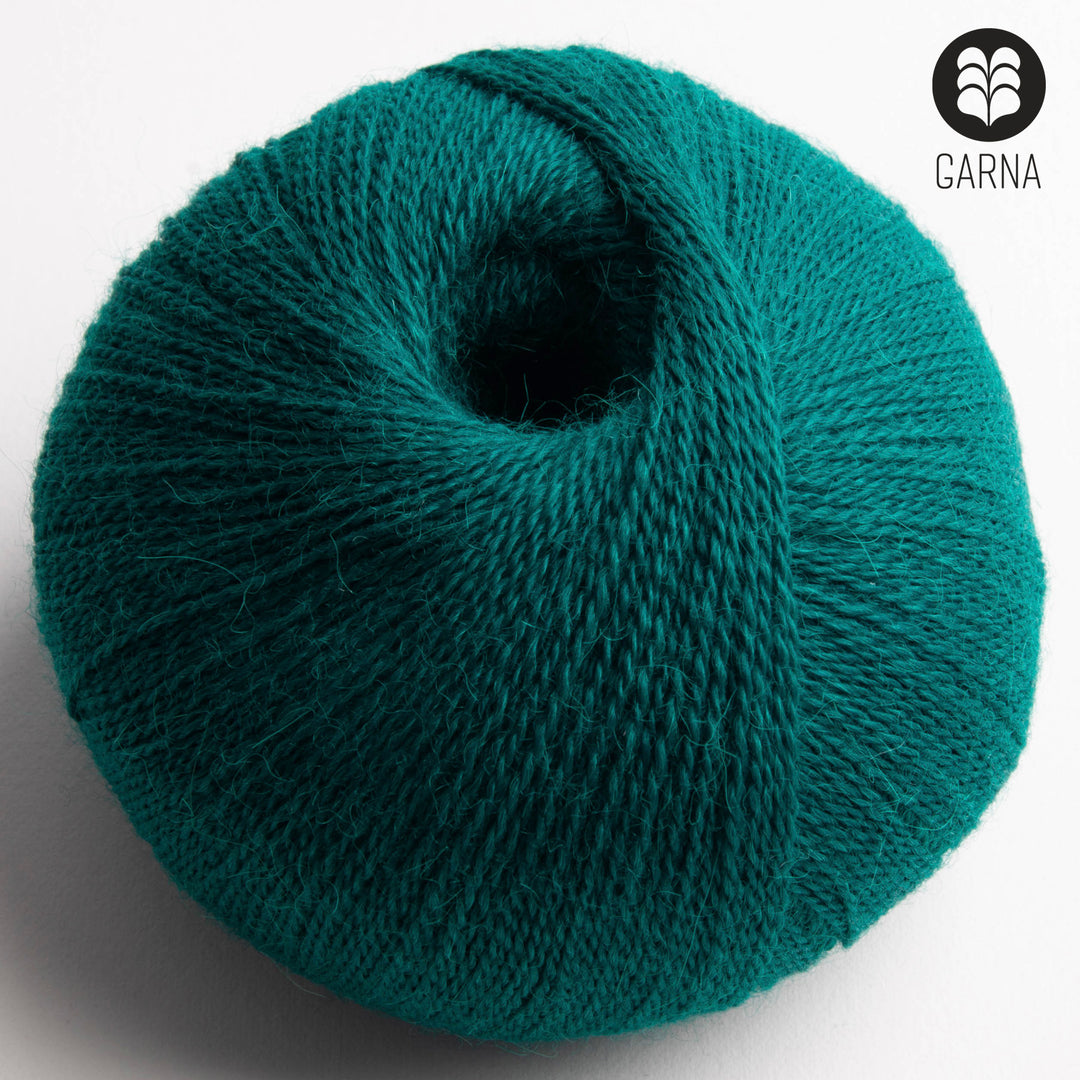 GARNA Alba Baby alpaca garn : 668 Sea green