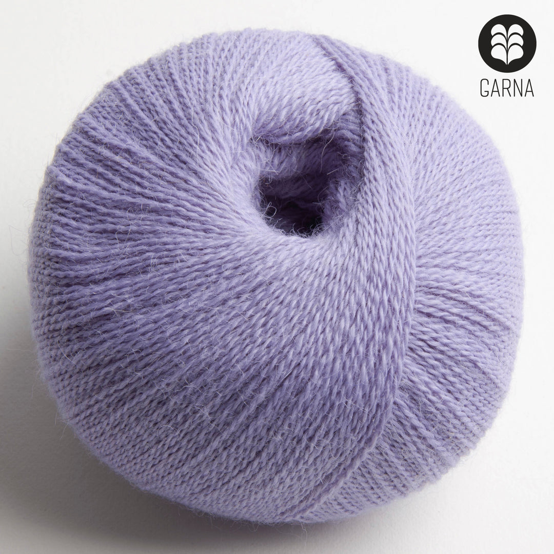 GARNA Alba Baby alpaca garn : 820 Lys lavendel