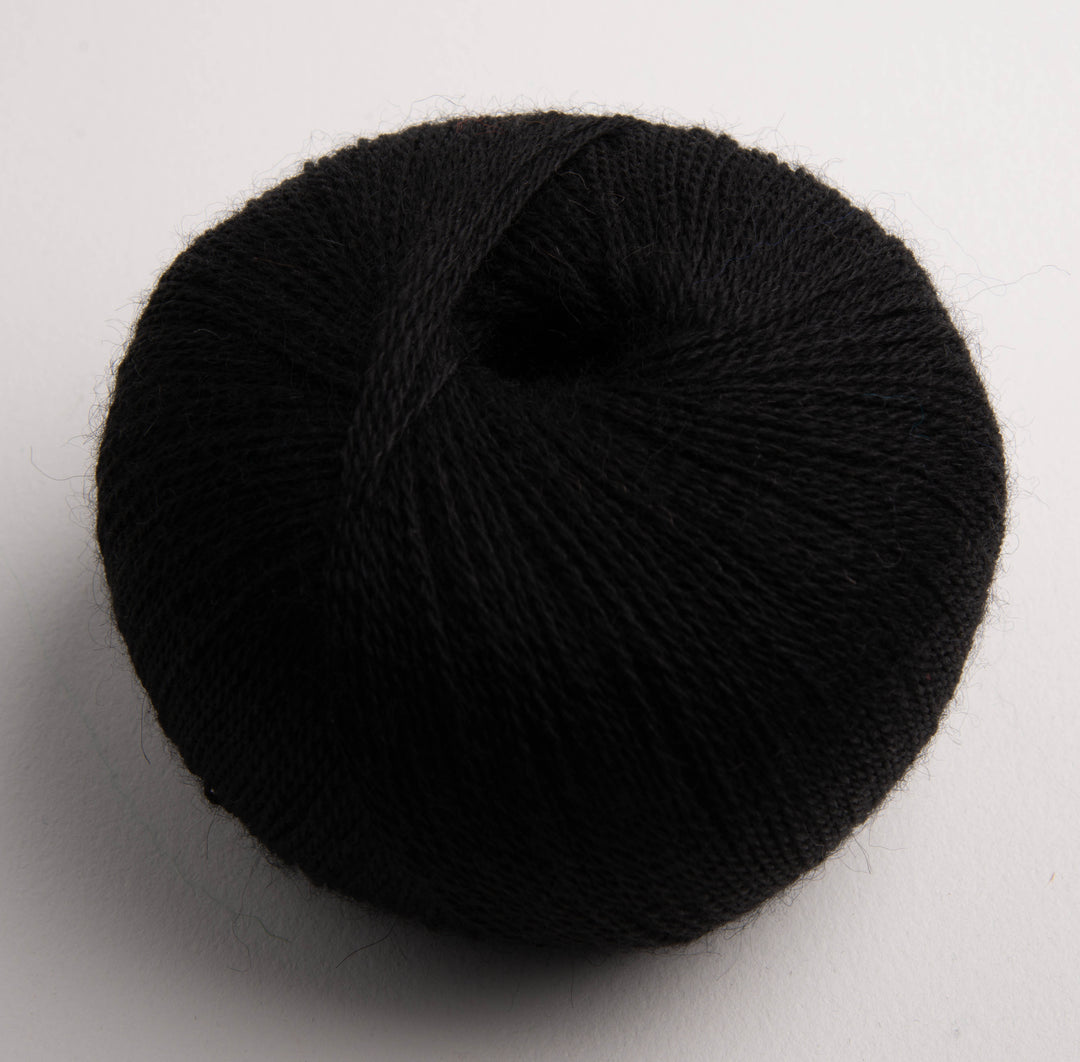 GARNA Alba Baby alpaca garn : Sort