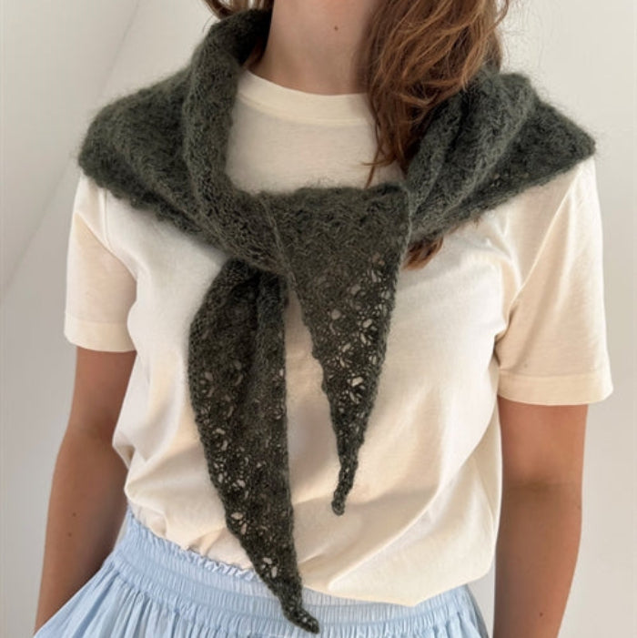 Bellis Scarf le knit - Garnkit (uden opskrift) Cashmere