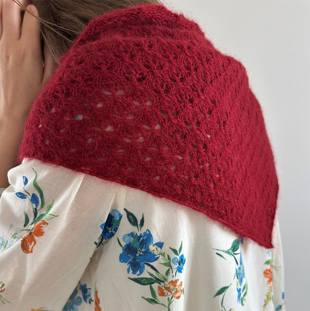 Bellis Scarf le knit - Garnkit (uden opskrift) Cashmere