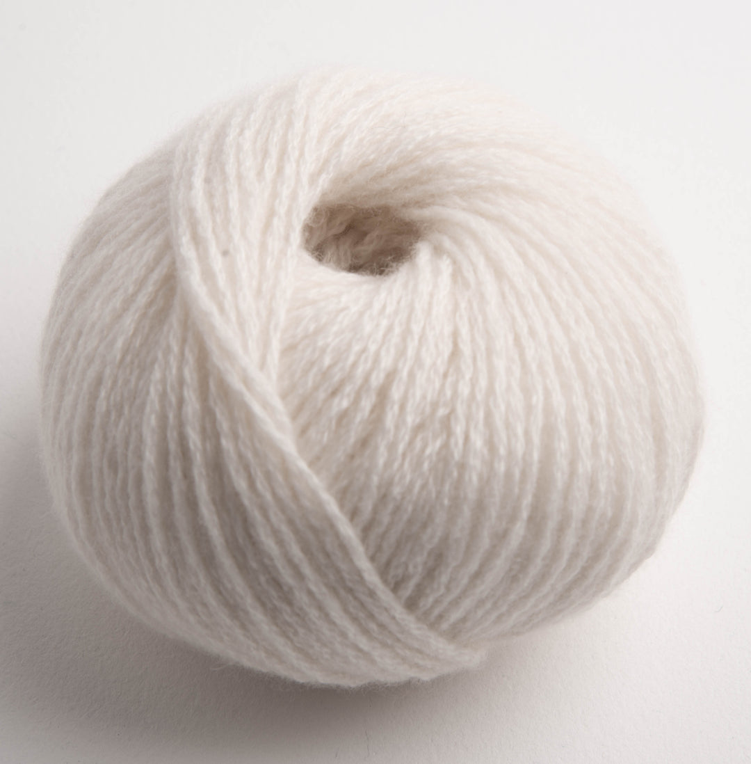 GARNA Meriana 2 Cashmere garn : Natur hvid (Natural)