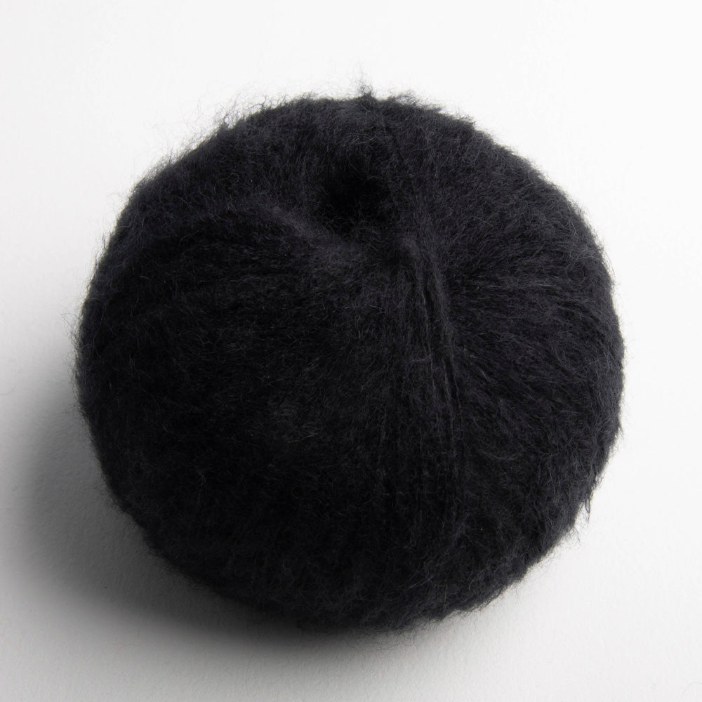 GARNA Cumulus Cashmere / silke garn : Sort