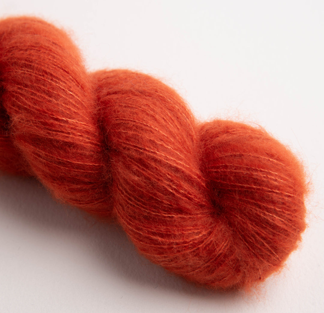 GARNA Cumulus Cashmere / silke garn : Orange 260850