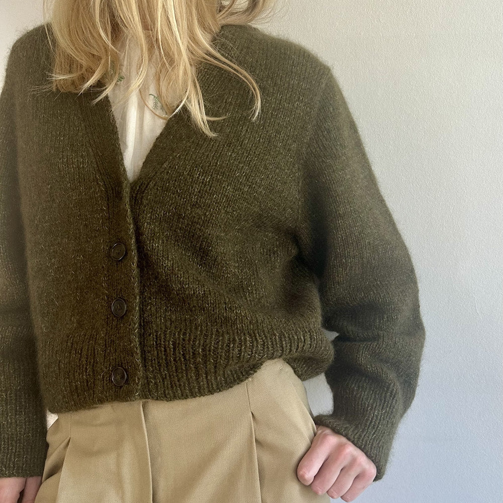 Chunky Mouliné Cardigan le knit - Garnkit (uden opskrift)