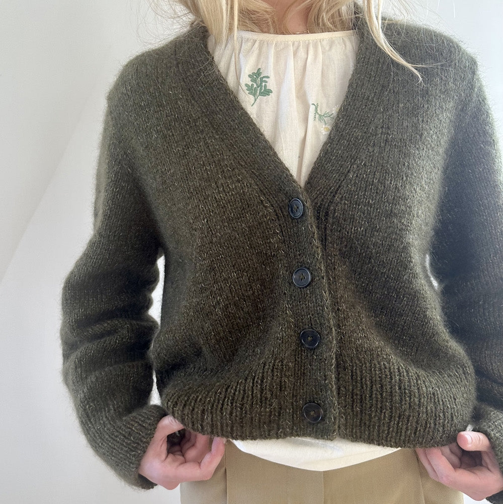 Chunky Mouliné Cardigan le knit - Garnkit (uden opskrift)