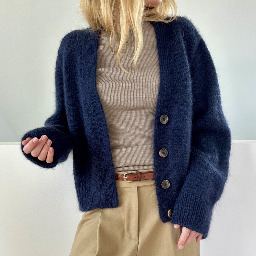 Chunky Mouliné Cardigan le knit - Garnkit (uden opskrift)