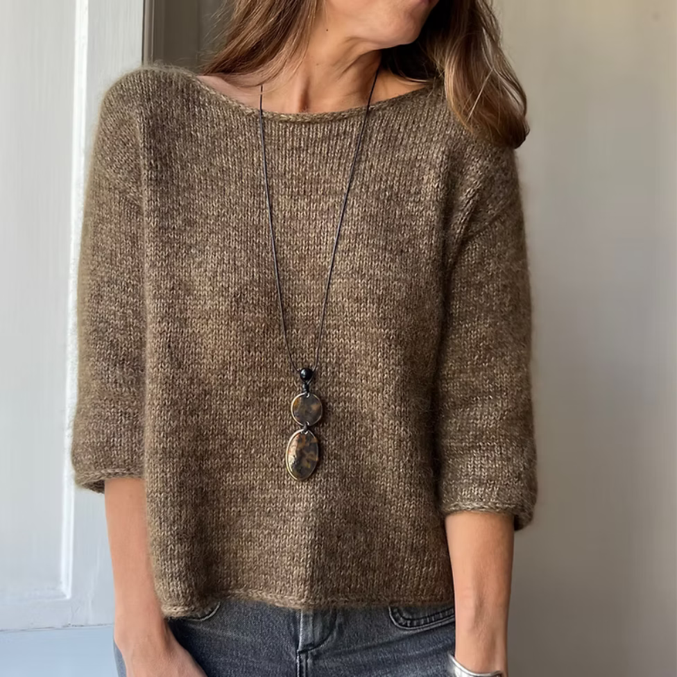 Crassus Blouse Refined Knitwear - Garnkit (uden opskrift)