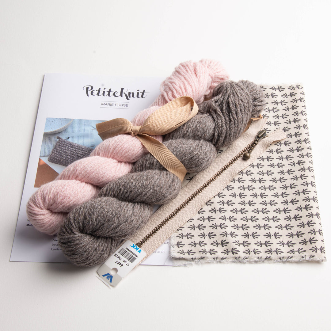 Marie Purse Petiteknit - Strikkekit flerfarvet LIMITED EDITION - 3