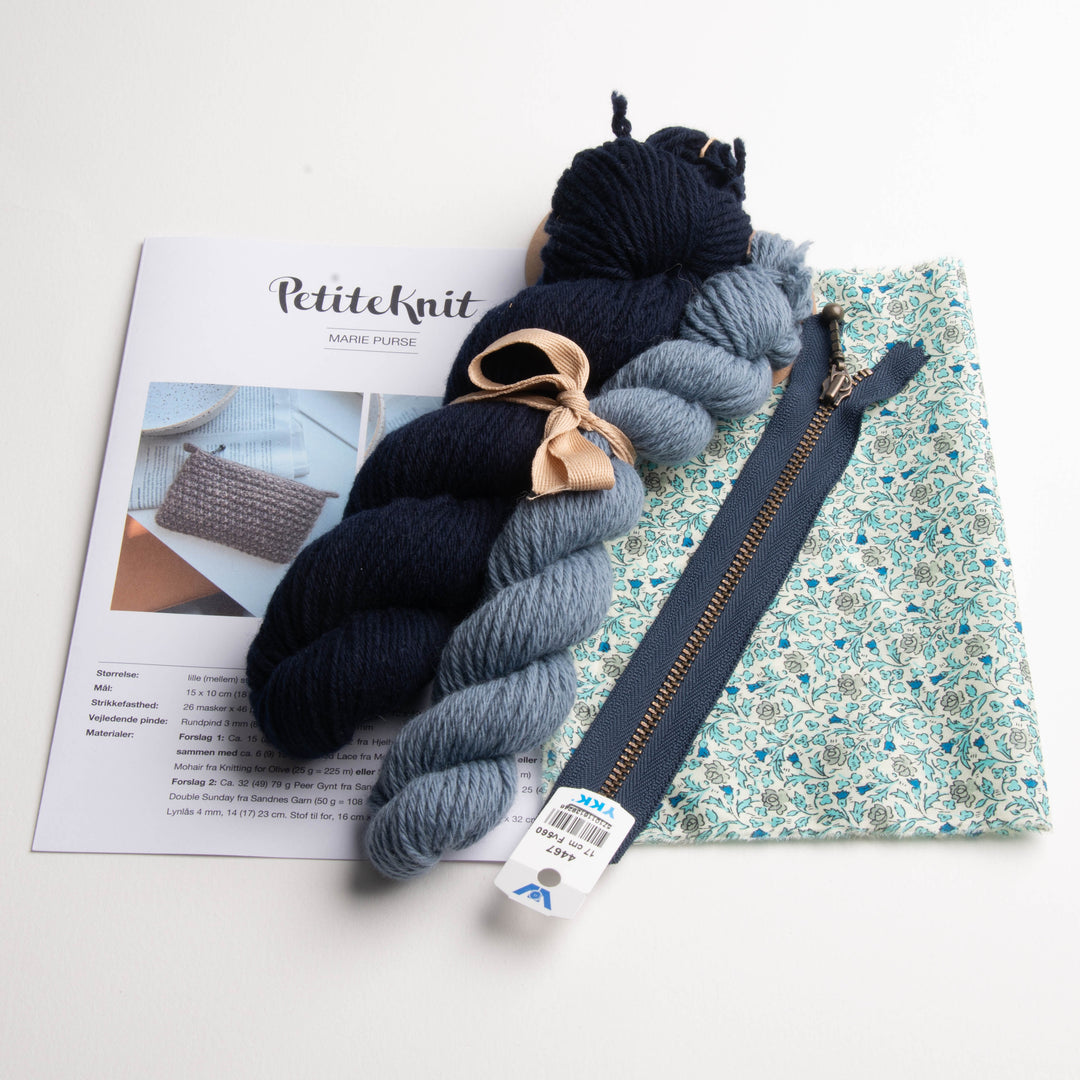 Marie Purse Petiteknit - Strikkekit flerfarvet LIMITED EDITION - 7