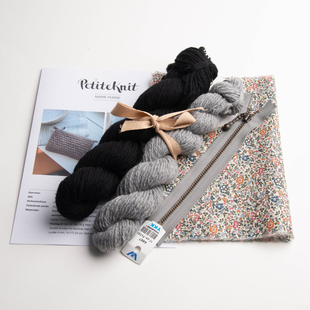 Marie Purse Petiteknit - Strikkekit flerfarvet LIMITED EDITION - 8