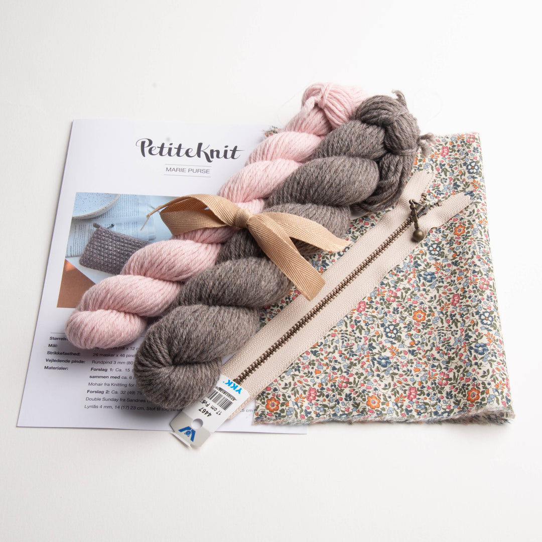 Marie Purse Petiteknit - Strikkekit flerfarvet LIMITED EDITION - 2