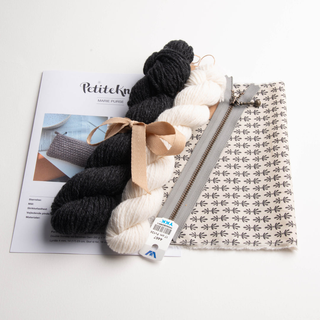 Marie Purse Petiteknit - Strikkekit flerfarvet LIMITED EDITION - 13