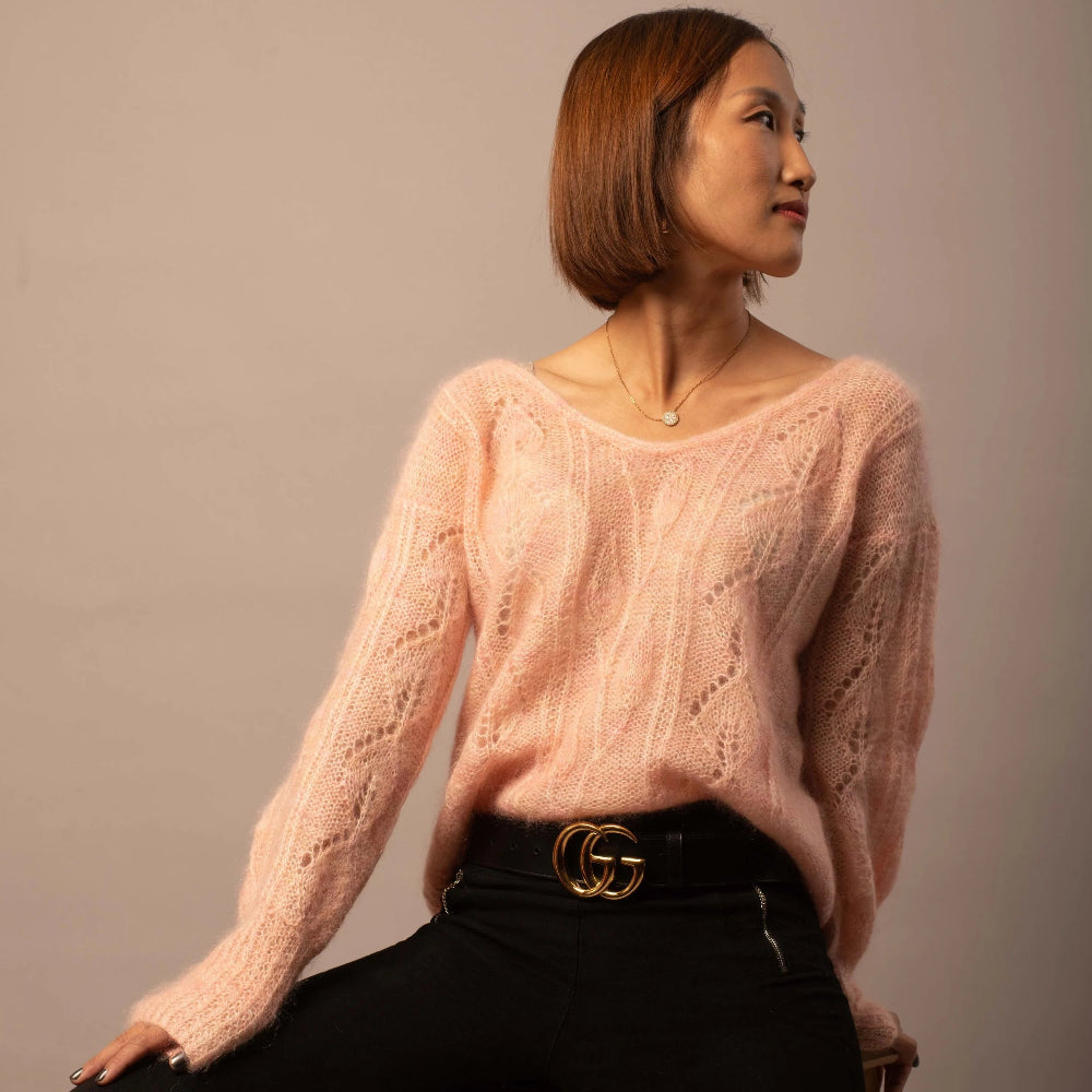 Dancing Leaves Jumper Atelier Ajour - Strikkekit