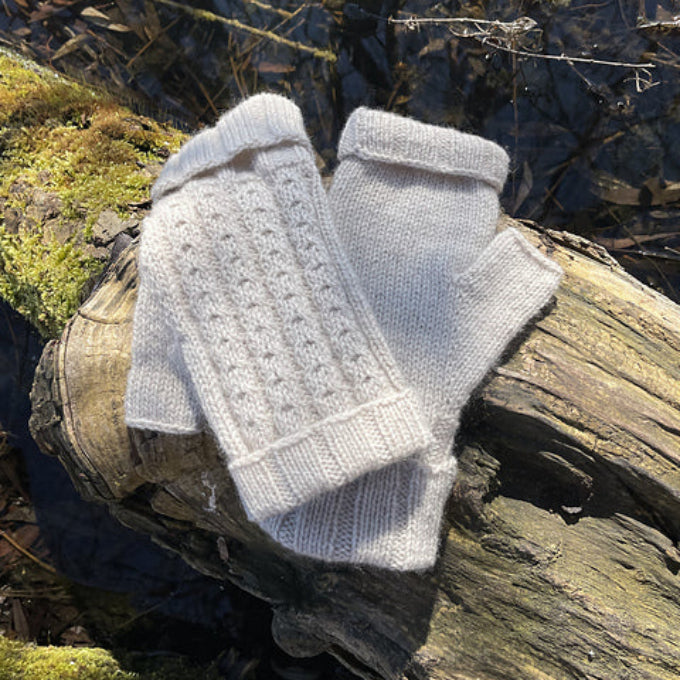 Elisabeth fingerløse vanter HolstKnit - Garnkit (uden opskrift)