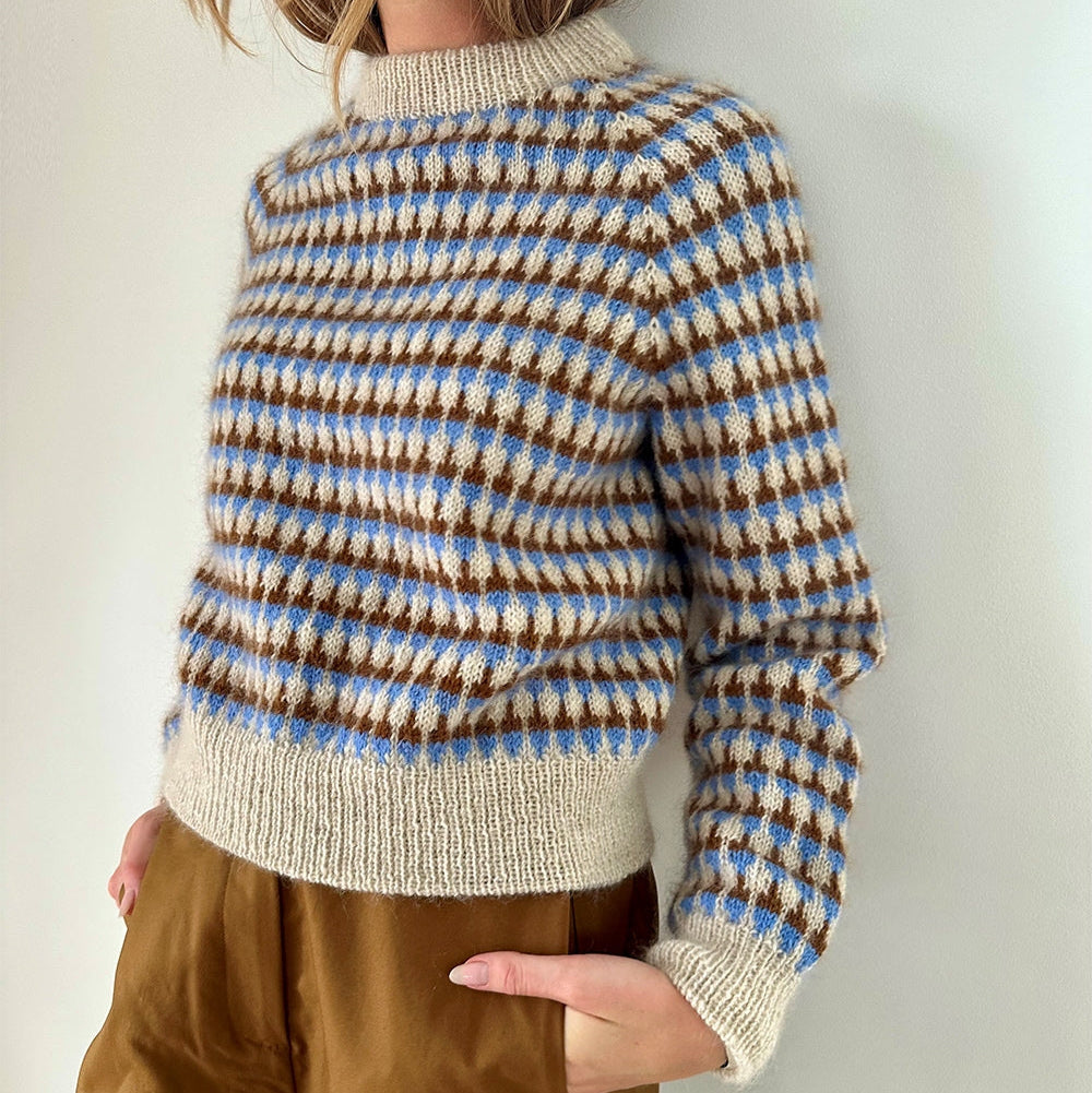 Facet Sweater le knit - Garnkit (uden opskrift)