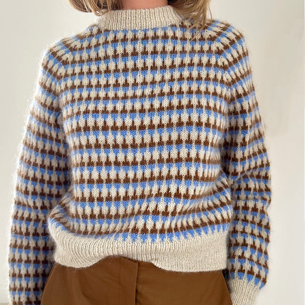 Facet Sweater le knit - Garnkit (uden opskrift)