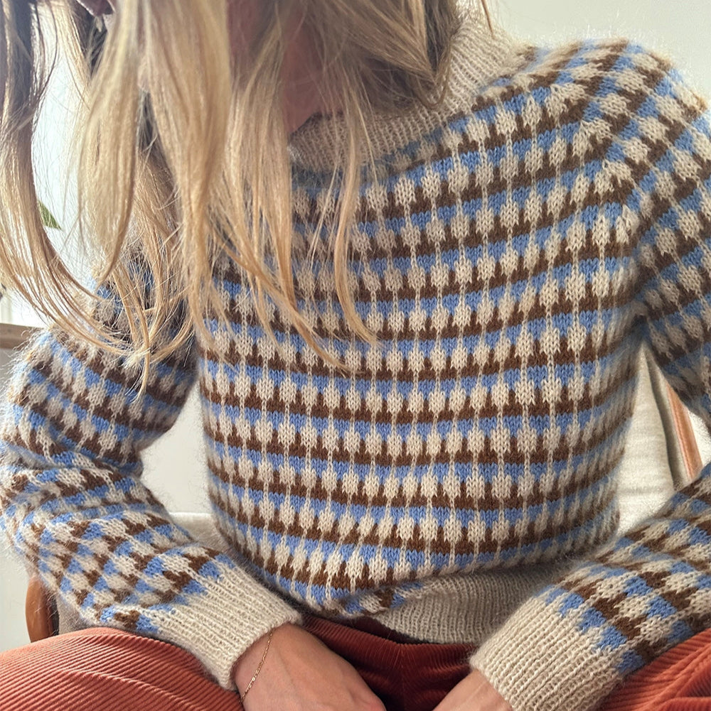 Facet Sweater le knit - Garnkit (uden opskrift)