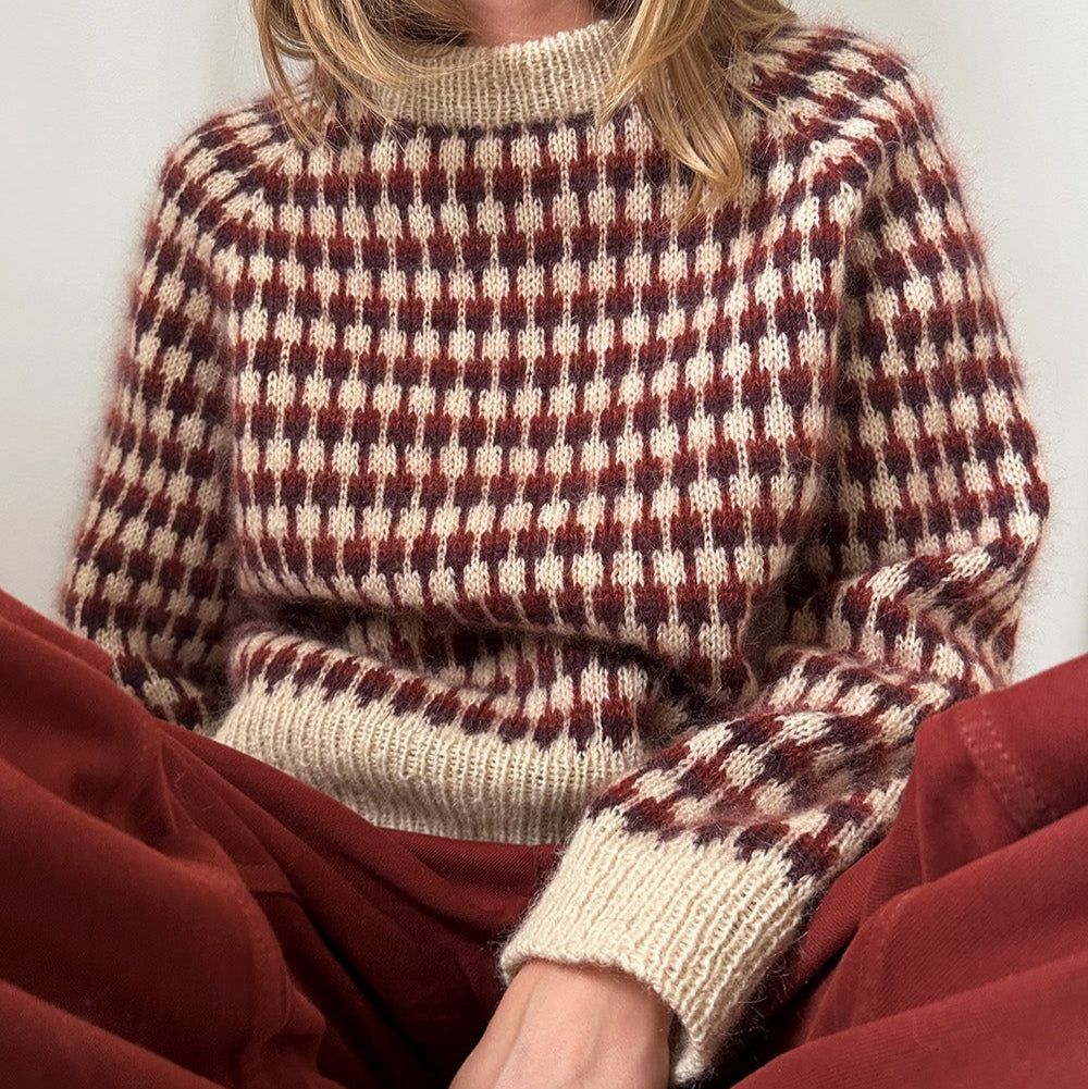 Facet Sweater le knit - Garnkit (uden opskrift)