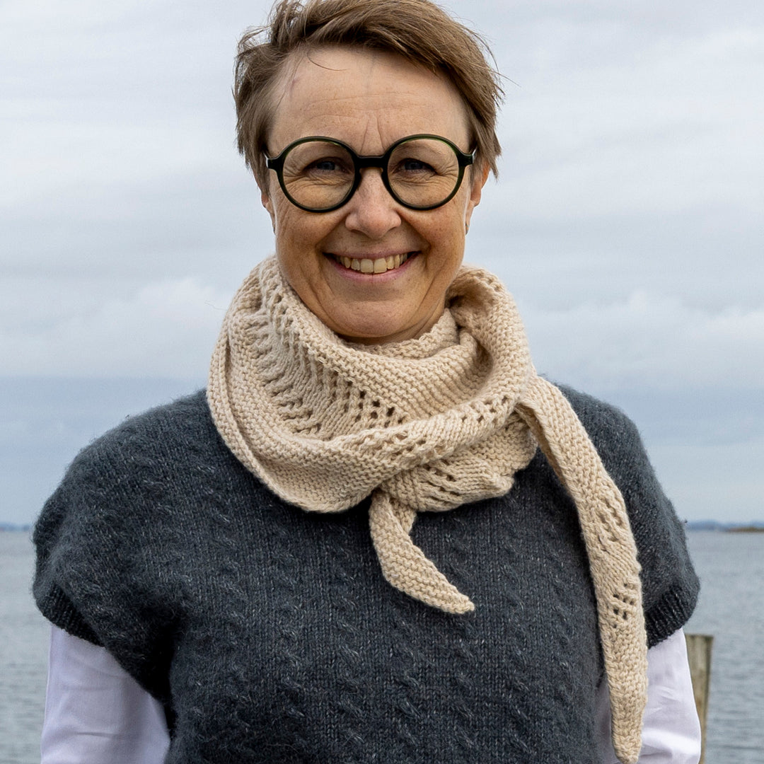 Flora Bandana HolstKnit - Garnkit (uden opskrift) Mohair