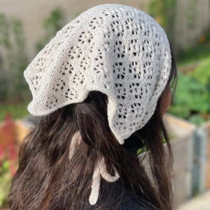 Blomsterknop Bandana HolstKnit - Garnkit (uden opskrift)