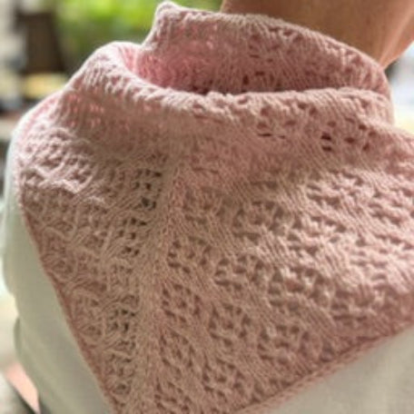 Blomsterknop Bandana HolstKnit - Garnkit (uden opskrift)