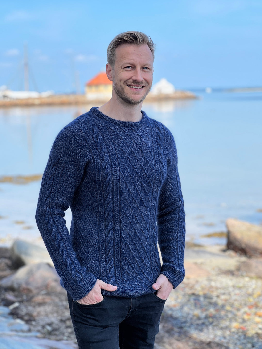 Moby sweater Man strikkekit - PetiteKnit