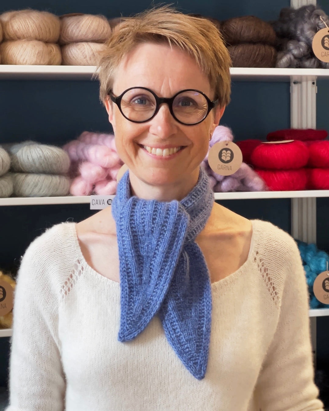 Sola Scarf Anne Ventzel - Strikkekit mohair