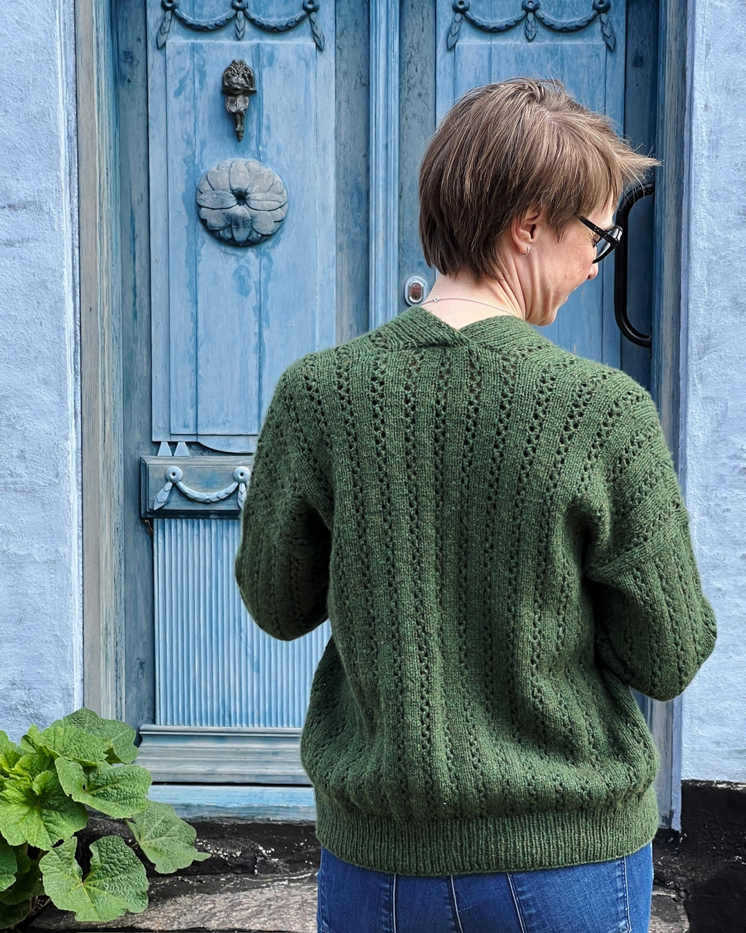 GARDEN Cardigan Ankestrick - strikkekit mohair