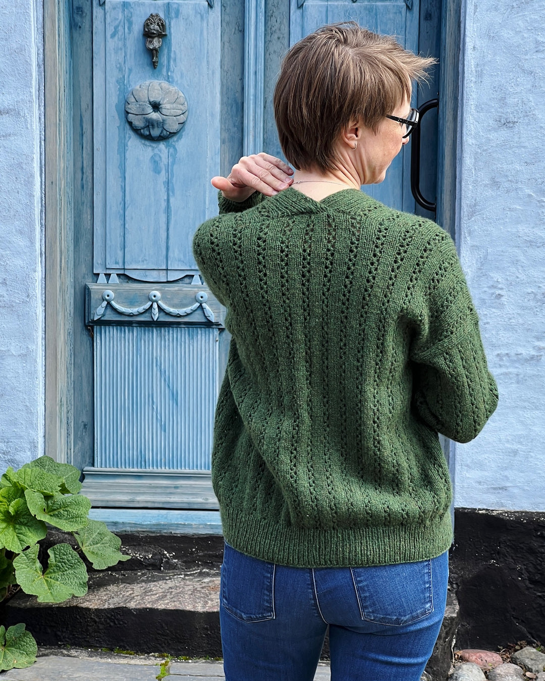 GARDEN Cardigan Ankestrick - strikkekit cashmere