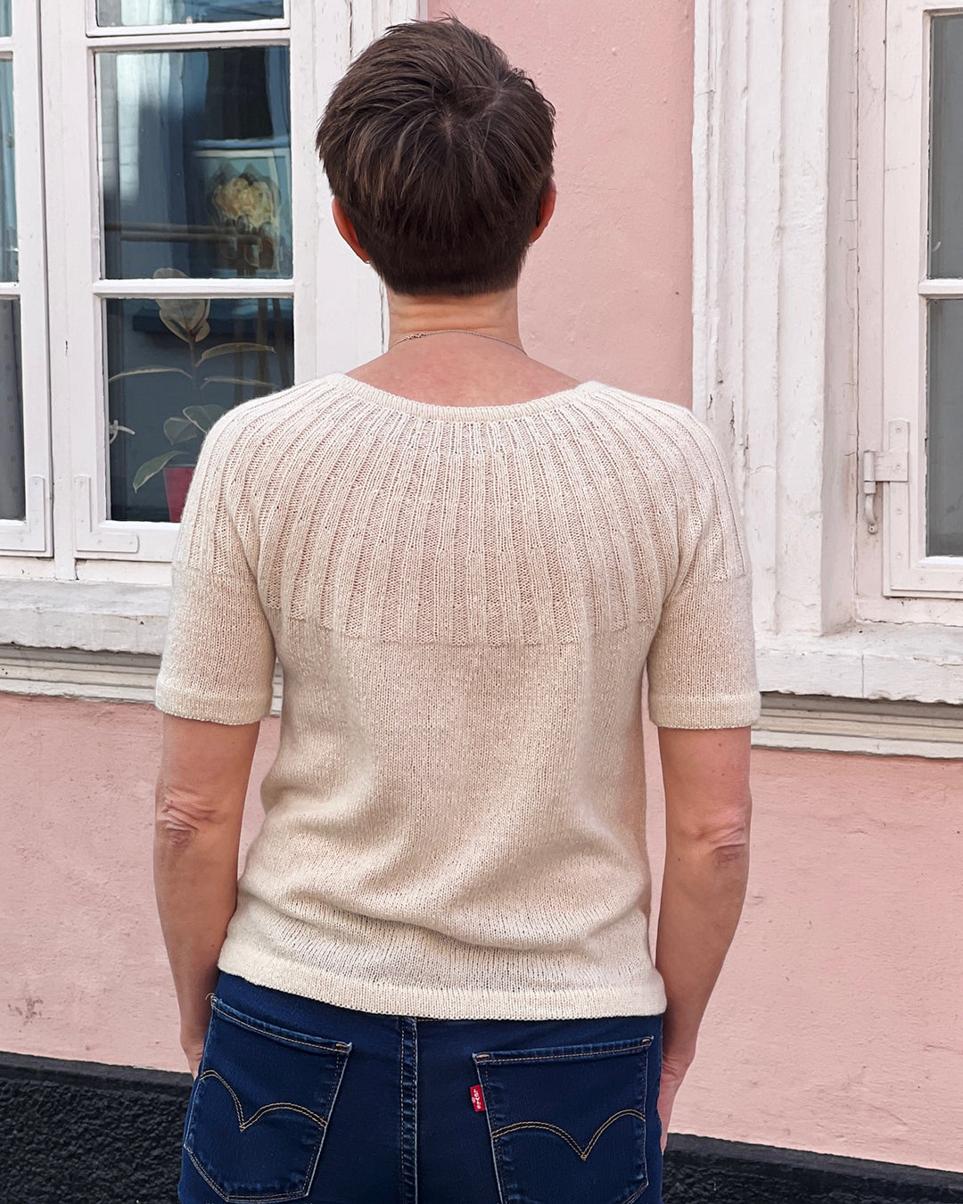 Sunday Tee PetiteKnit - Strikkekit Cashmere