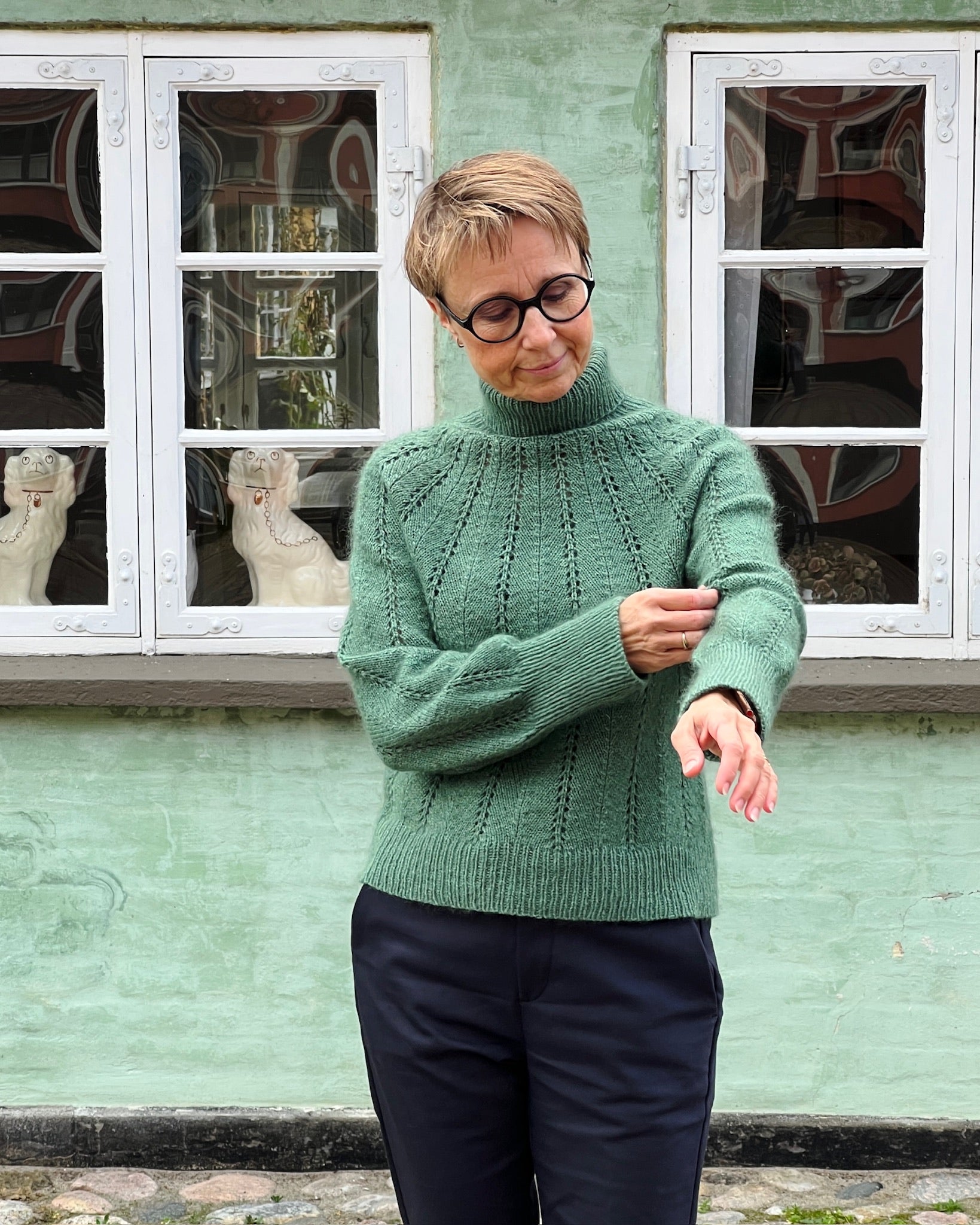 Bregne Sweater Strikkekit - Knitting for Olive